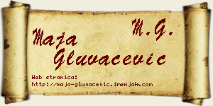 Maja Gluvačević vizit kartica